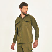 Indlæs billede i galleriet, Image 02: Uv Line Fitness Haut Tenerife Verde Militar Upf50+
