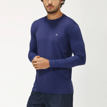 Indlæs billede i galleriet, Image 02: Uv Line T-Shirt Uvpro Br Ml Marinho Msc
