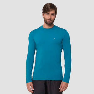 Mænd FPU50+ Uvpro langærmet T-shirt Ocean Blue Uv