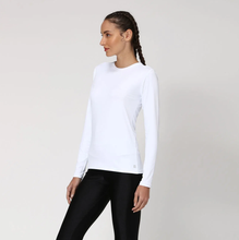 Indlæs billede i galleriet, Kvinder FPU50+ Uvpro Langærmet T-Shirt Hvid Uv
